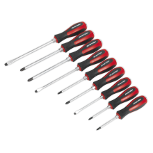 9pc Hammer-Thru Screwdriver Set