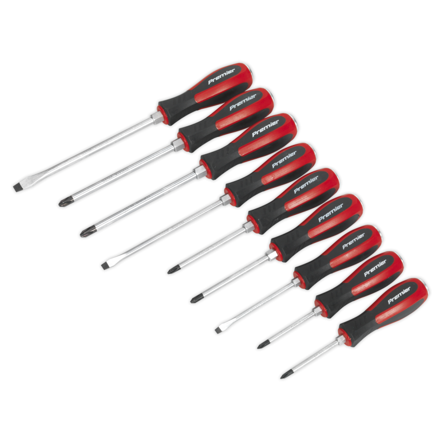 9pc Hammer-Thru Screwdriver Set