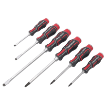 6pc Hammer-Thru Screwdriver Set