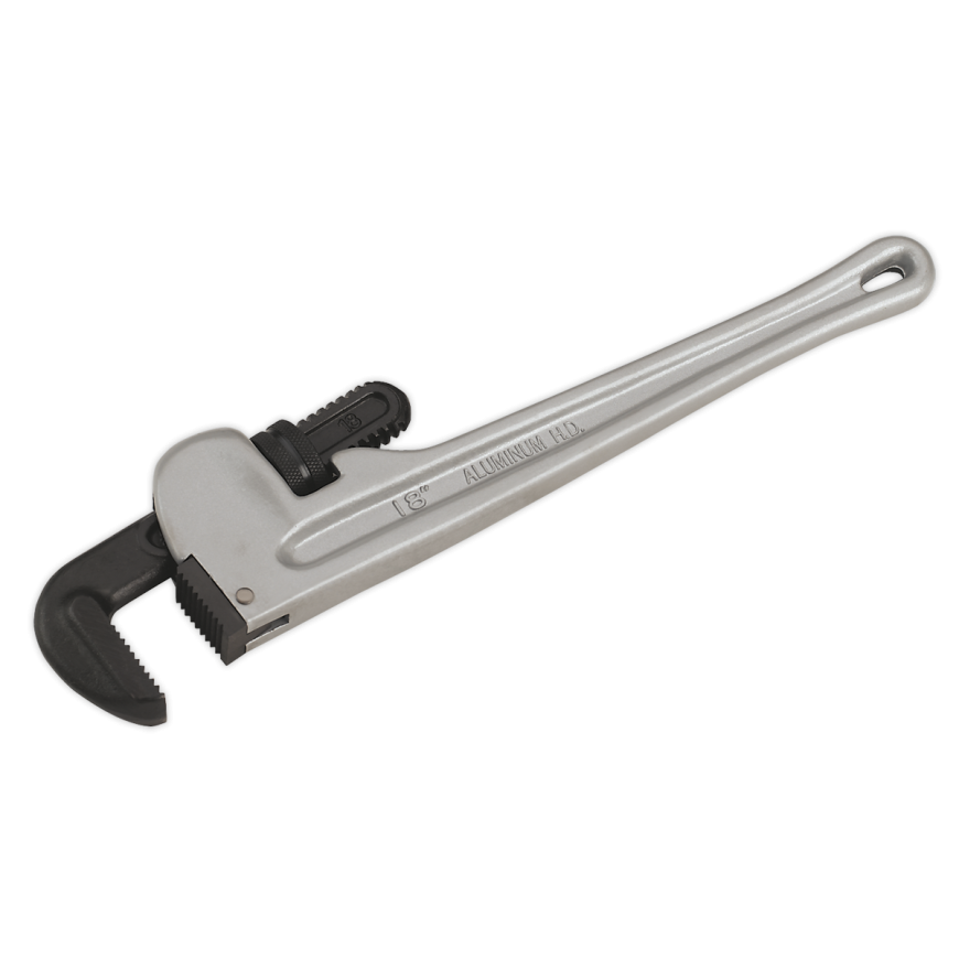 450mm Aluminium Alloy Pipe Wrench - European Pattern