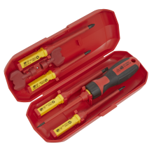 8pc Interchangeable Screwdriver Set - VDE Approved