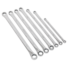 7pc Extra-Long Double End Ring Spanner Set