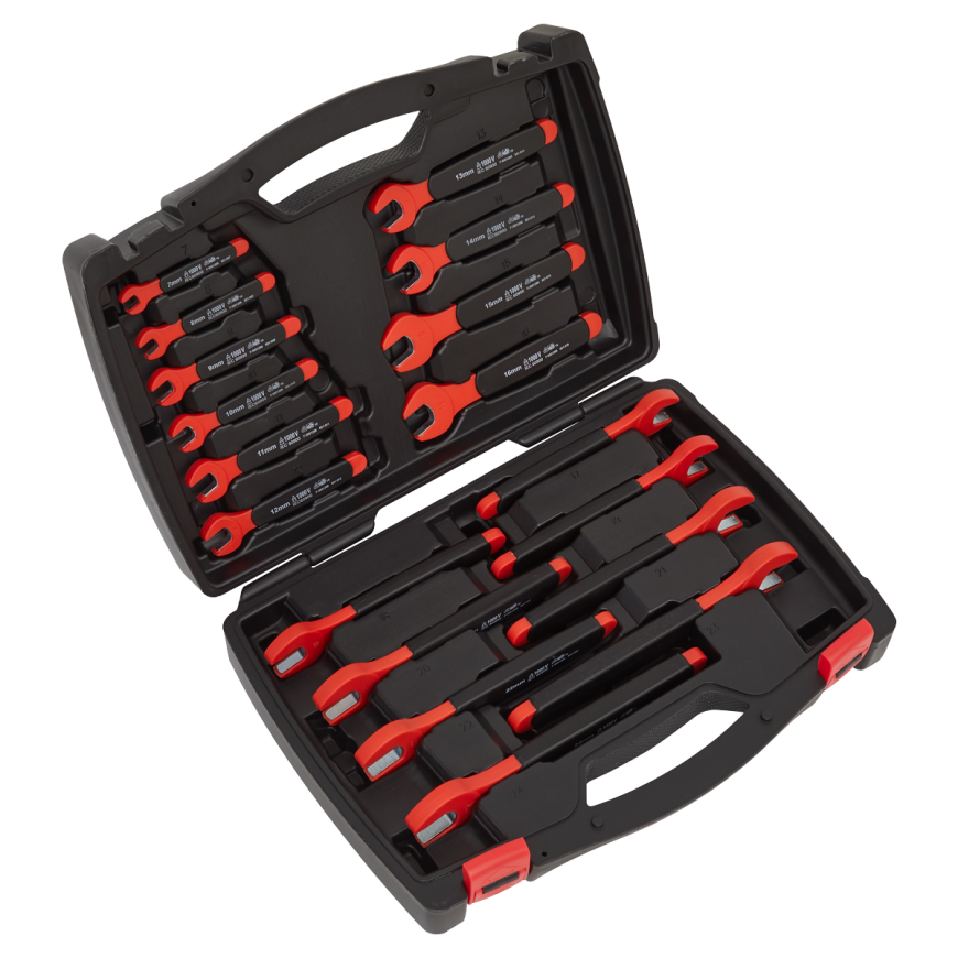 18pc Insulated Open-End Spanner Set - VDE Approved