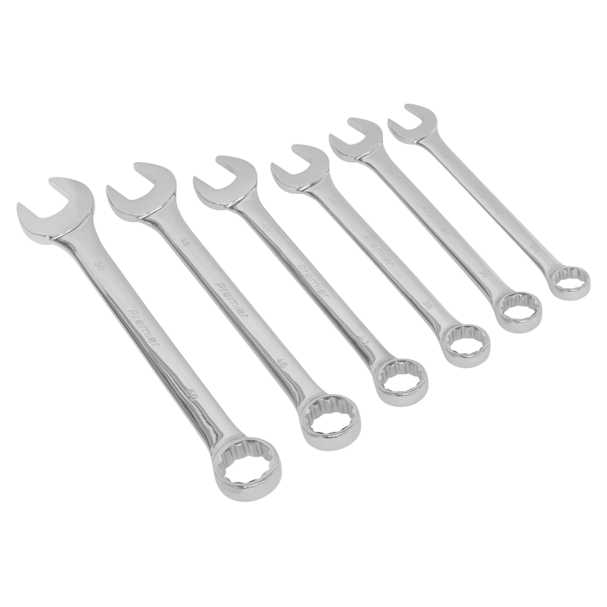 6pc Super Jumbo Combination Spanner Set