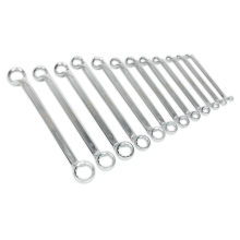 12pc Offset Double End Ring Spanner Set