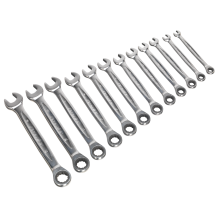 12pc Ratchet Combination Spanner Set - Platinum Series