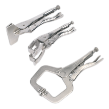 3pc 'C' Clamp & Welding Clamp Set