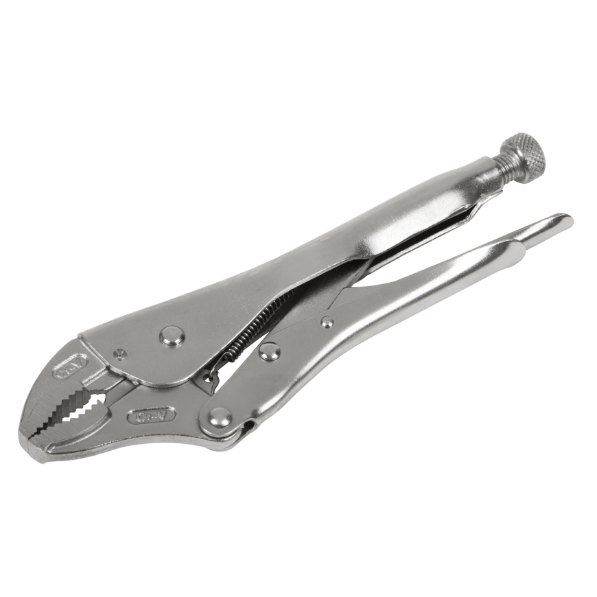 225mm Curved Jaw Locking Pliers 0-47mm Capacity