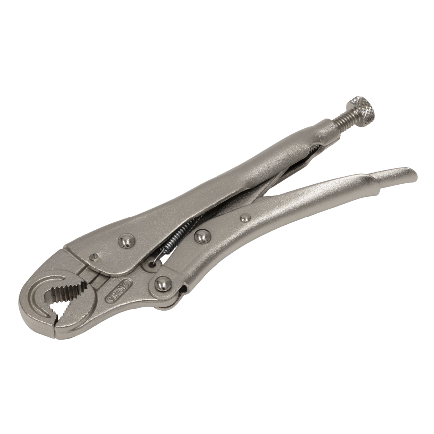 195mm Locking Pliers Round Jaws 0-35mm Capacity