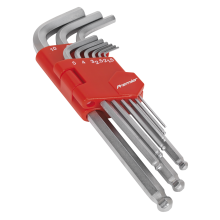 9pc Long Ball-End Hex Key Set