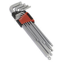 9pc Extra-Long Lock-On™ Ball-End Hex Key Set - Imperial