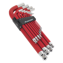 13pc Anti-Slip Jumbo Ball-End Hex Key Set