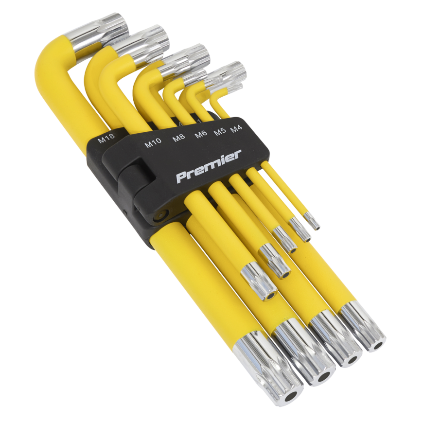 9pc Anti-Slip Jumbo Spline Key Set