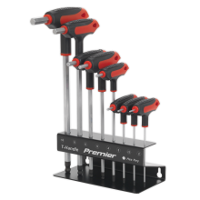 8pc T-Handle Ball-End Hex Key Set