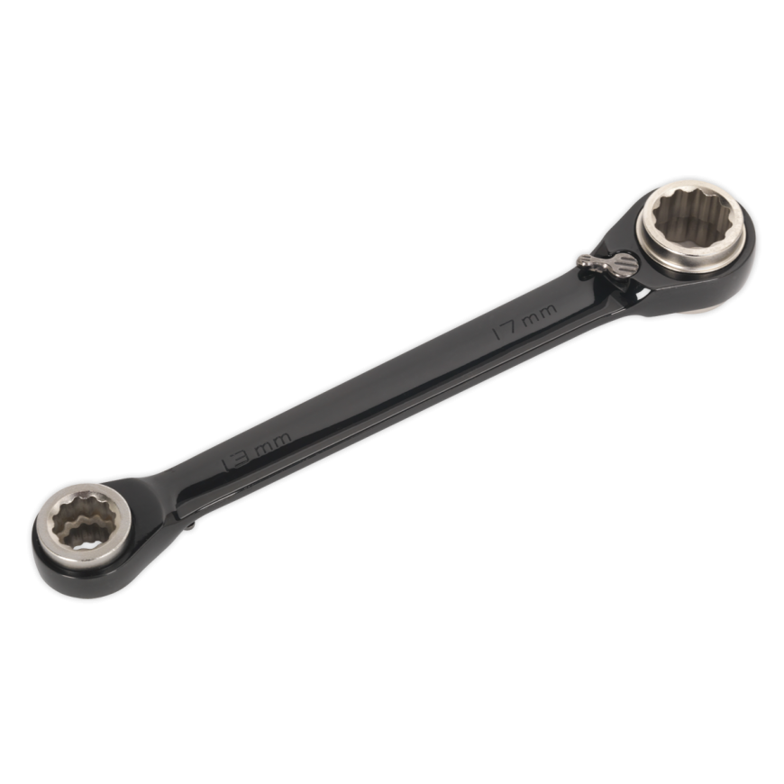 4-in-1 Reversible Ratchet Ring Spanner - Black Series