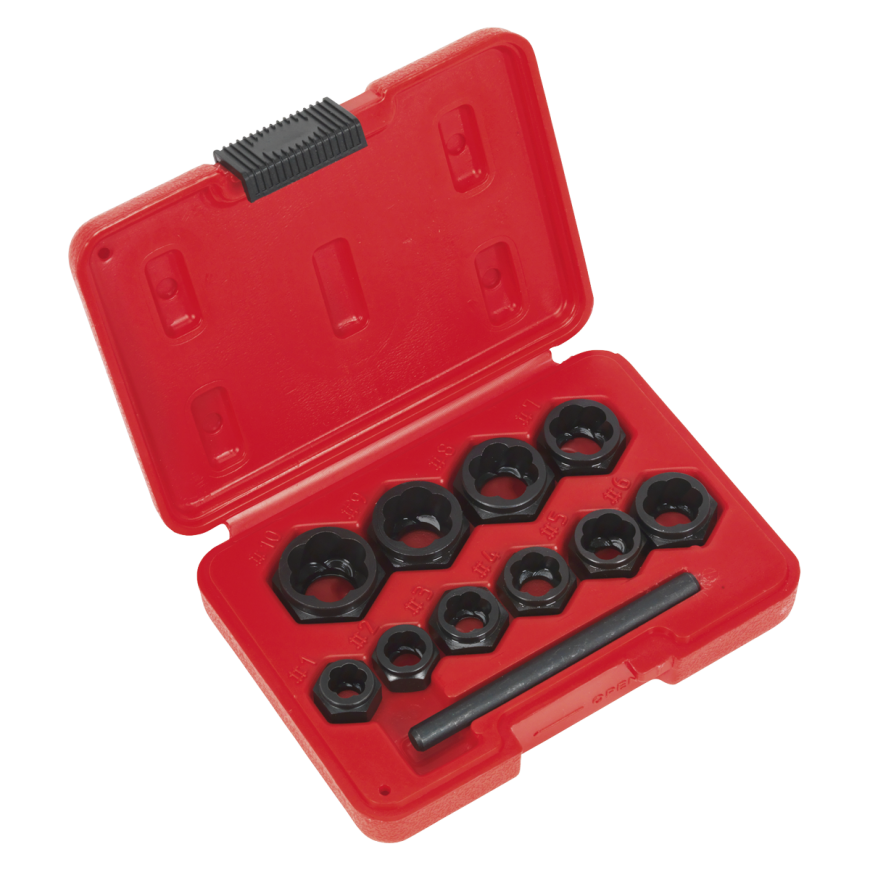 11pc Spanner Type Bolt Extractor Set