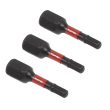 3pc 25mm Hex 3mm Impact Power Tool Bit Set