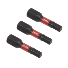 3pc 25mm Hex 4mm Impact Power Tool Bit Set