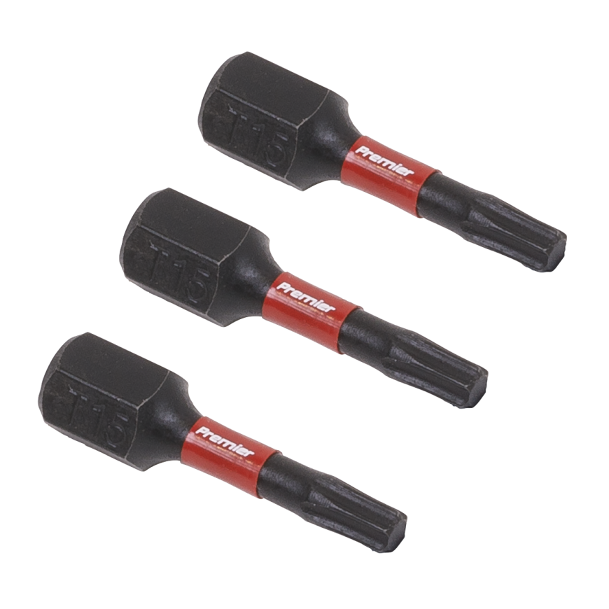 3pc 25mm TRX-Star* T15 Impact Power Tool Bit Set