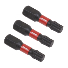 3pc 25mm TRX-Star* T27 Impact Power Tool Bit Set