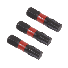 3pc 25mm TRX-Star* T40 Impact Power Tool Bit Set