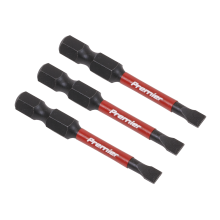 3pc 50mm Slotted 4.5mm Impact Power Tool Bit Set