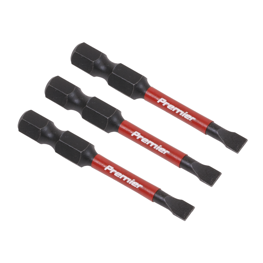 3pc 50mm Slotted 4.5mm Impact Power Tool Bit Set