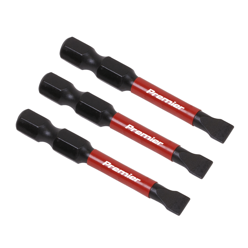 3pc 50mm Slotted 5.5mm Impact Power Tool Bit Set