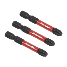 3pc 50mm Phillips #3 Impact Power Tool Bit Set