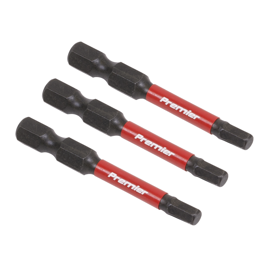 3pc 50mm Hex 4mm Impact Power Tool Bit Set