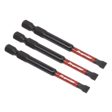 3pc 75mm Slotted 5.5mm Impact Power Tool Bit Set