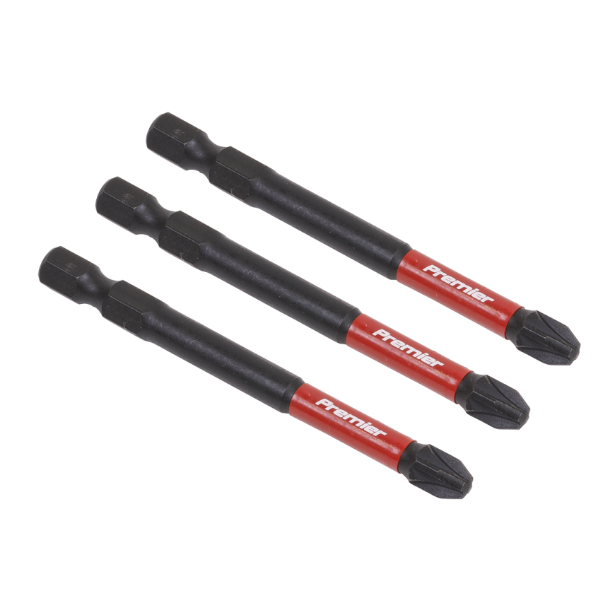 3pc 75mm Pozi #3 Impact Power Tool Bit Set