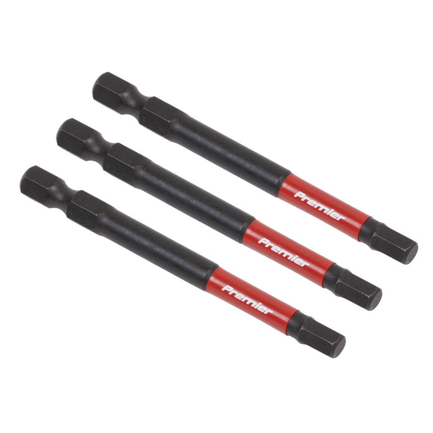 3pc 75mm Hex 5mm Impact Power Tool Bit Set