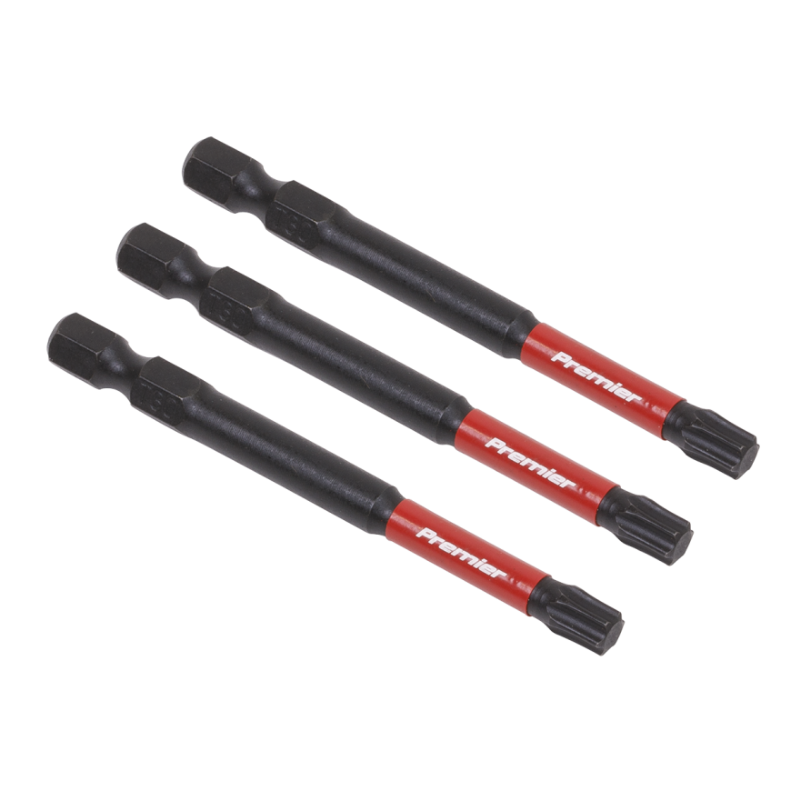 3pc 75mm TRX Star* T30 Impact Power Tool Bit Set