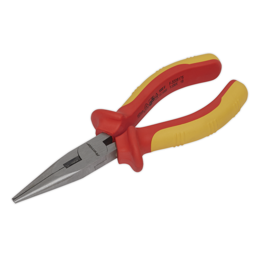 160mm Long Nose Pliers - VDE Approved