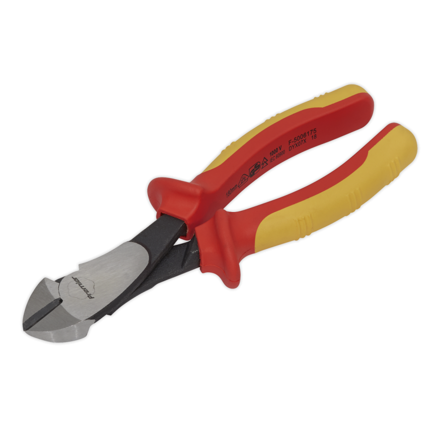 180mm Heavy-Duty Side Cutters - VDE Approved