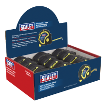 5m(16ft) x 19mm Tape Measure - Metric/Imperial - Display Box of 12