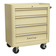 4 Drawer Retro Style Rollcab