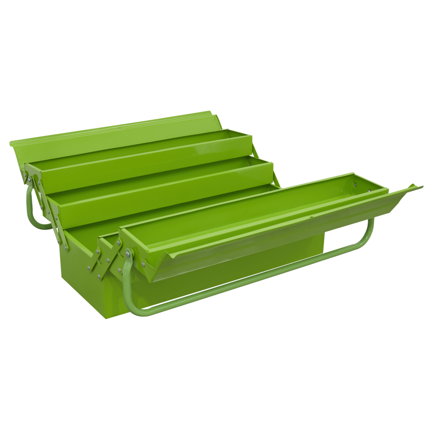 530mm 4 Tray Cantilever Toolbox Green