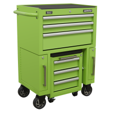 3 Drawer Rollcab With 3 Drawer Utility Seat