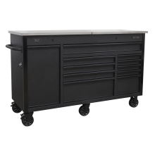 1600mm Mobile Tool Cabinet with Power Tool Charging Drawer