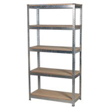 5 Shelf Racking Unit - 350kg Capacity Per Level