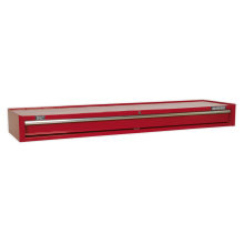 1 Drawer Mid-Box with Ball-Bearing Slides - Red