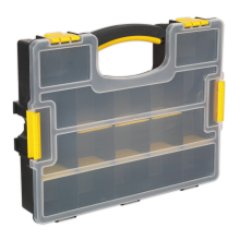 Stackable Parts Storage Case with Removable Compartments