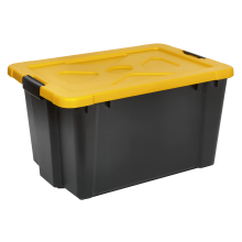 54L Composite Stackable Storage Box with Lid