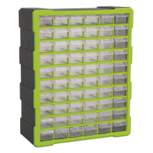 60 Drawer Cabinet Box - Green/Black