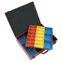 Metal Case 2-Layer with 27 Storage Bins