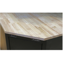 930mm Hardwood Corner Worktop