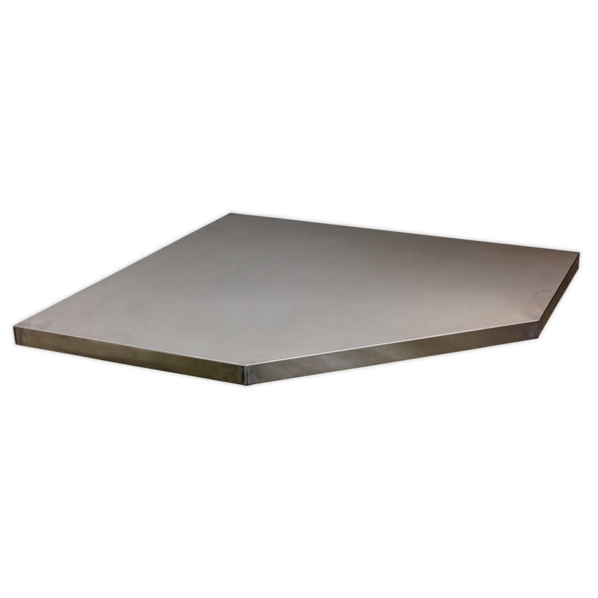 865mm Stainless Steel Worktop for Modular Corner Cabinet