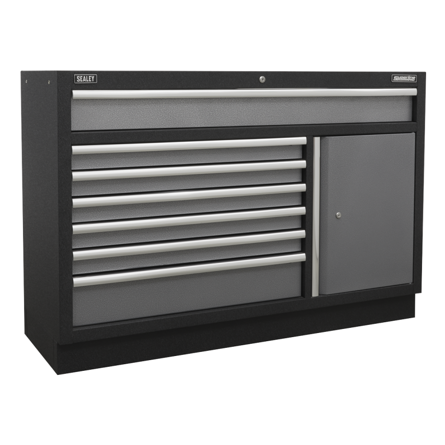 1360mm 7 Drawer Modular Floor Cabinet